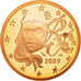 France, 5 Euro Cent, 2009, MS(65-70), Copper Plated Steel, KM:1284
