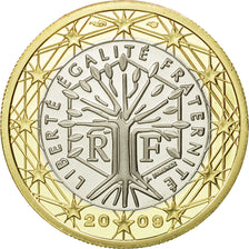France, Euro, 2009, MS(65-70), Bi-Metallic, KM:1413