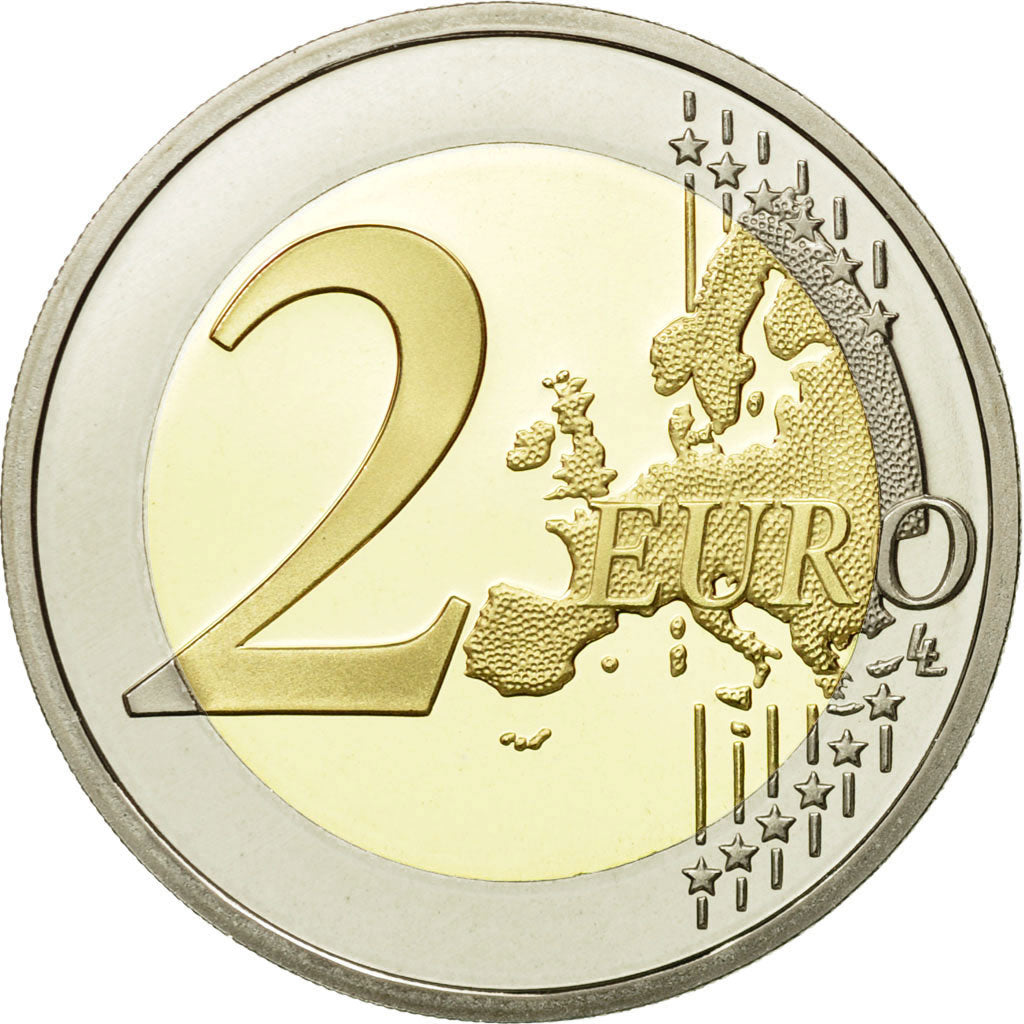 France, 2 Euro, 2009, MS(65-70), Bi-Metallic, KM:1414