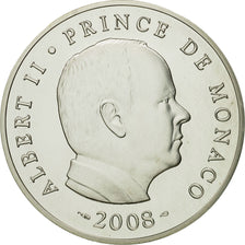 Monaco, 5 Euro, 2008, Paris, MS(65-70), Srebro, KM:197