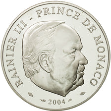 Monaco, 5 Euro, 2004, Paris, MS(65-70), Srebro, KM:180