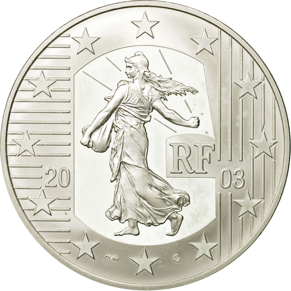 France, 1-1/2 Euro, 2003, FDC, Argent, KM:2003