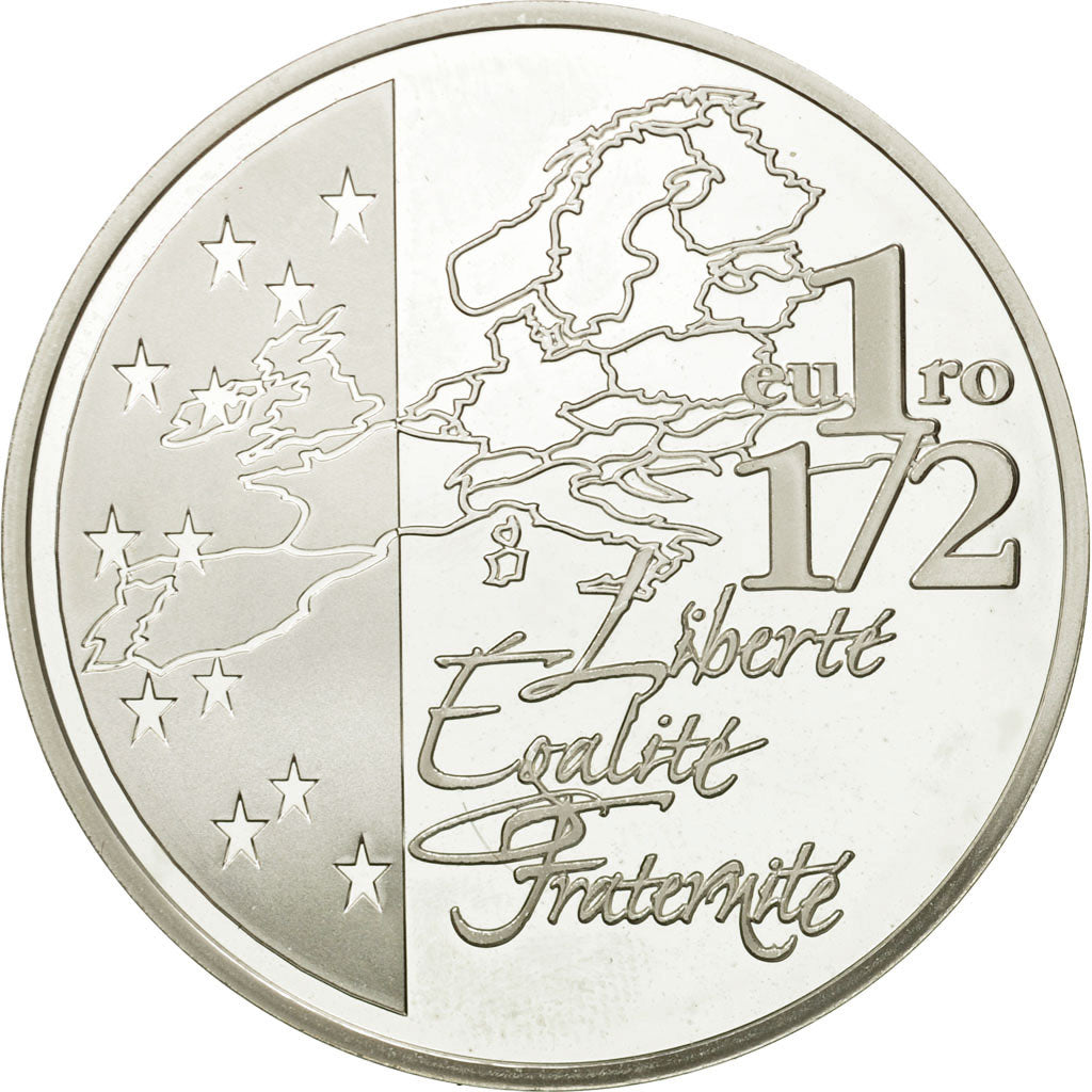 France, 1-1/2 Euro, 2003, FDC, Argent, KM:2003