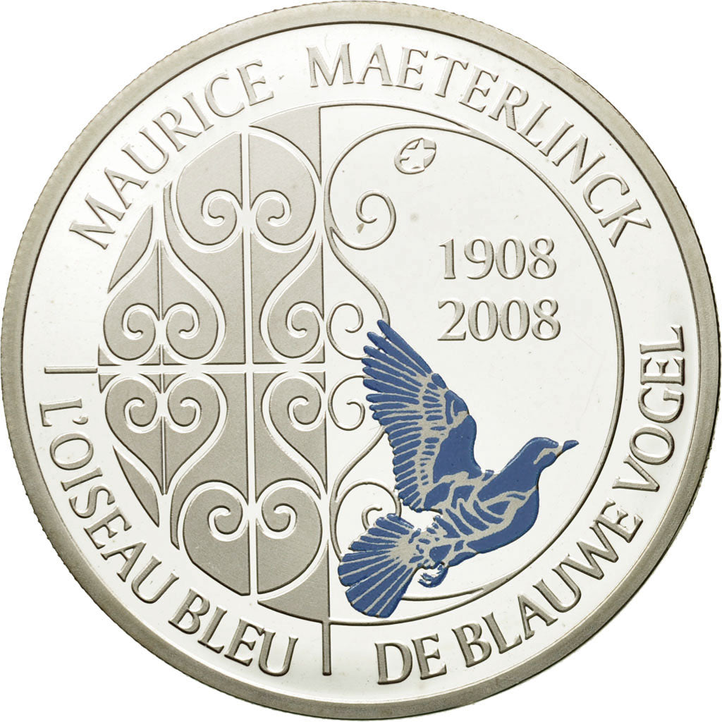 Belgium, 10 Euro, 2008, MS(65-70), Silver, KM:266