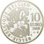 Belgia, 10 Euro, 2008, Brussels, MS(65-70), Srebro, KM:266