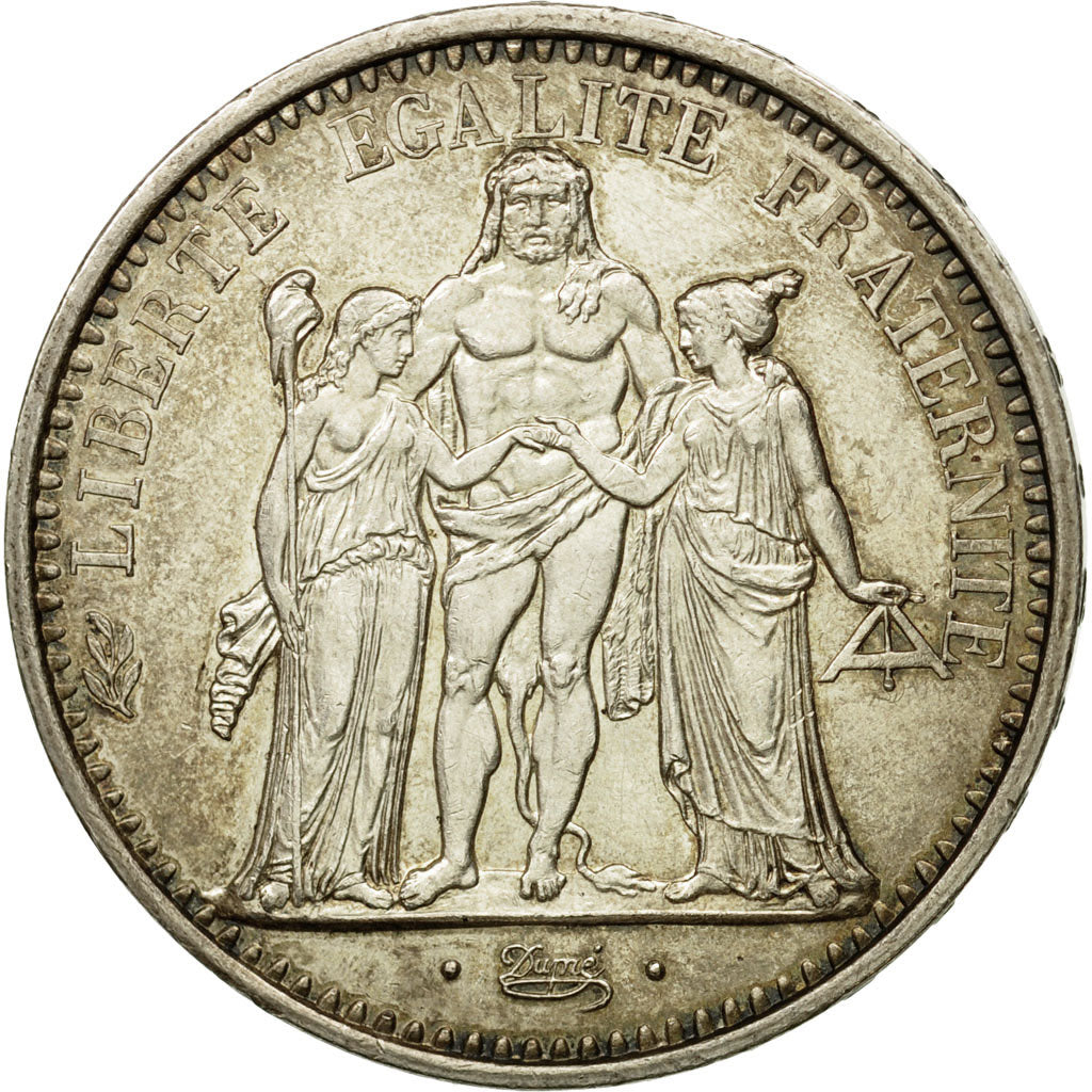 Coin, France, Hercule, 10 Francs, 1967, Paris, AU(55-58), Silver, KM:932