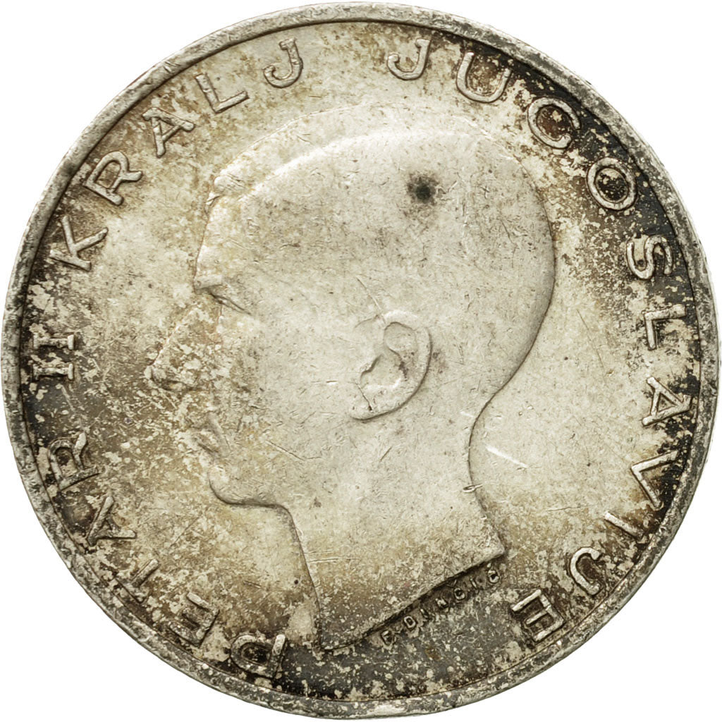 Coin, Yugoslavia, Petar II, 20 Dinara, 1938, EF(40-45), Silver, KM:23