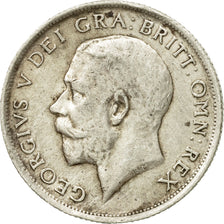Coin, Great Britain, George V, Shilling, 1916, EF(40-45), Silver, KM:816