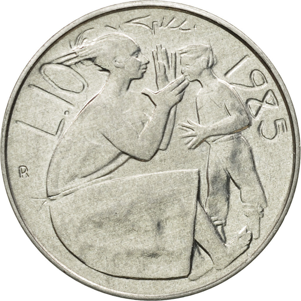 Coin, San Marino, 10 Lire, 1985, Rome, MS(63), Aluminum, KM:176