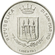 Coin, San Marino, 5 Lire, 1983, Rome, MS(63), Aluminum, KM:147