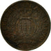 Coin, San Marino, 5 Centesimi, 1935, Rome, VF(30-35), Bronze, KM:12