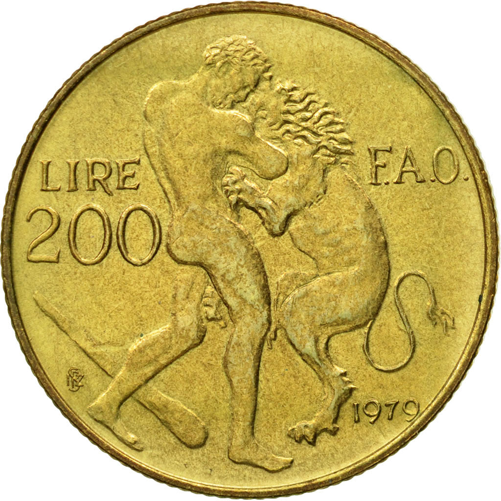 Monnaie, San Marino, 200 Lire, 1979, Rome, SUP+, Aluminum-Bronze, KM:96
