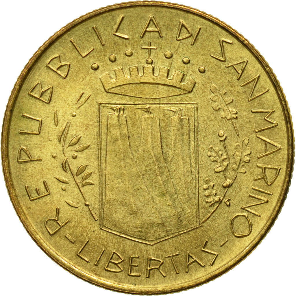 Coin, San Marino, 200 Lire, 1981, Rome, MS(60-62), Aluminum-Bronze, KM:123