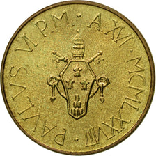 Coin, VATICAN CITY, Paul VI, 20 Lire, 1978, Roma, MS(63), Aluminum-Bronze