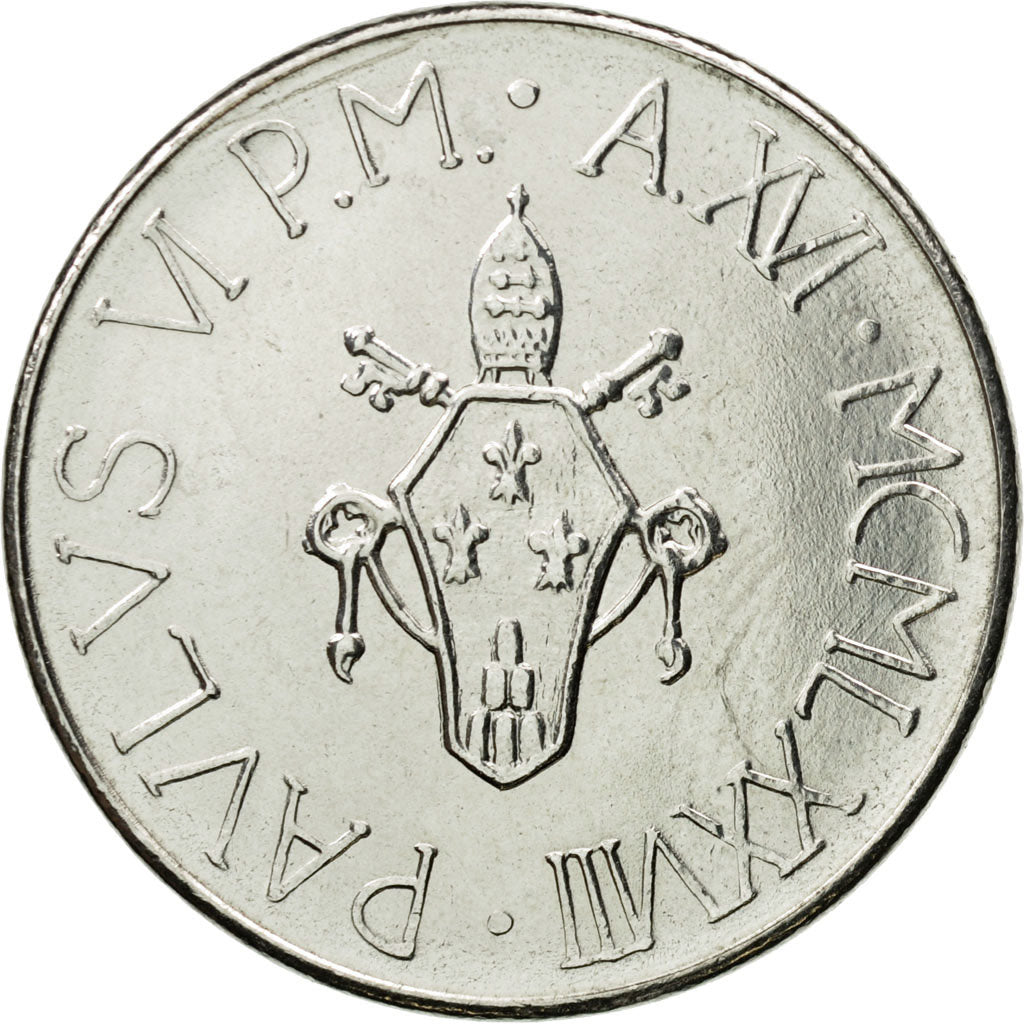 Coin, VATICAN CITY, Paul VI, 100 Lire, 1978, Roma, MS(63), Stainless Steel