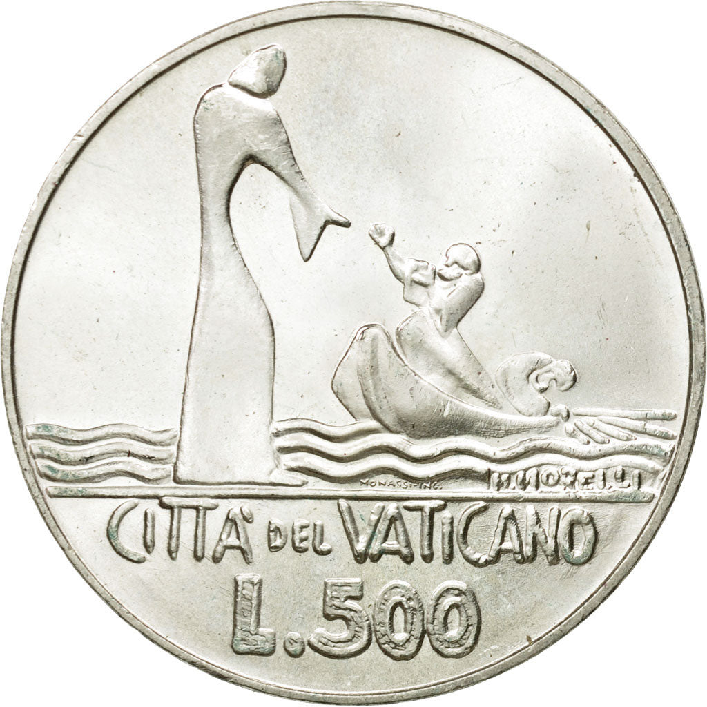 Münze, Vatikanstadt, Paul VI, 500 Lire, 1978, Roma, UNZ, Silber, KM:139