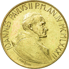 Coin, VATICAN CITY, John Paul II, 200 Lire, 1982, Roma, MS(63), Aluminum-Bronze