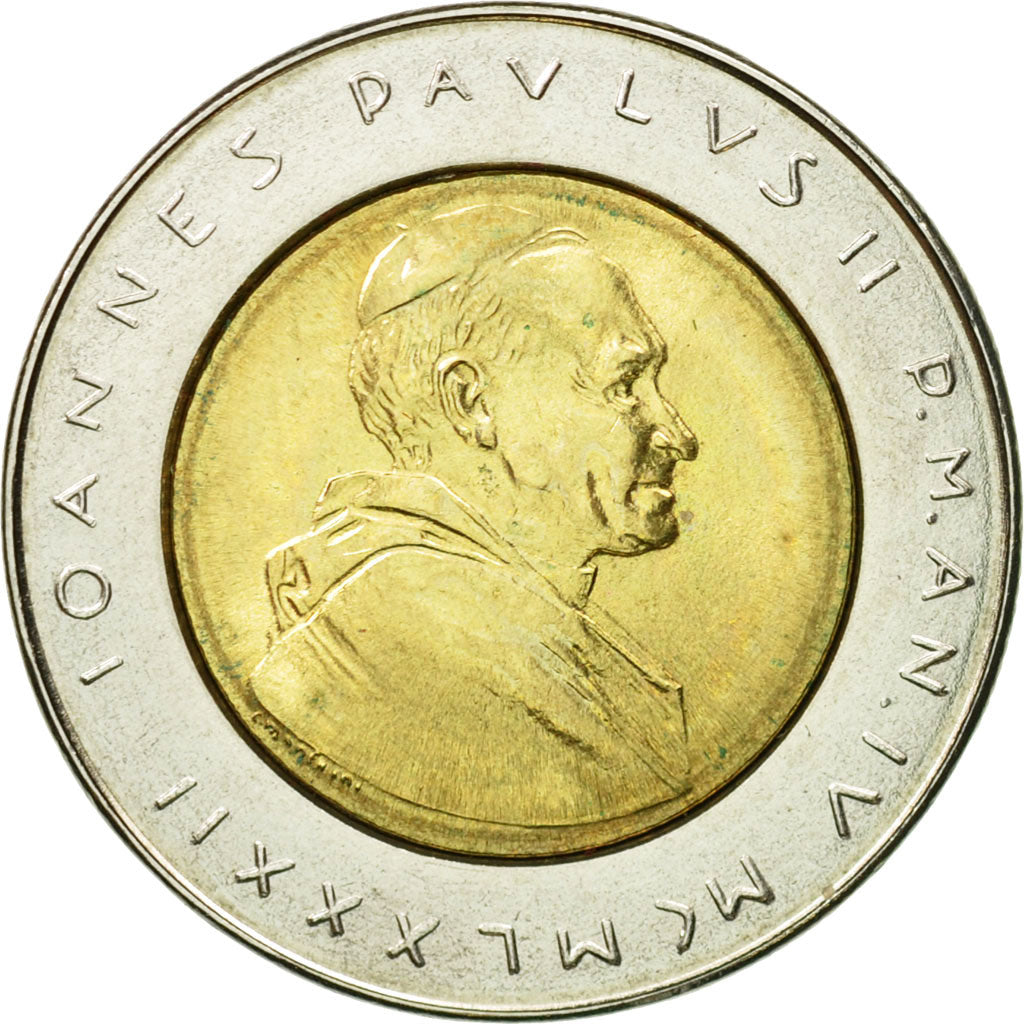 Monnaie, Cité du Vatican, John Paul II, 500 Lire, 1982, Roma, SPL, Bi-Metallic