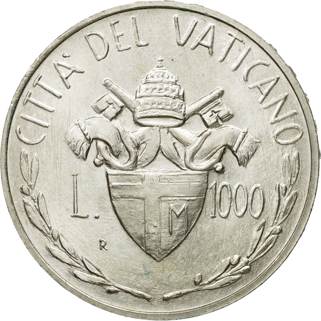 Münze, Vatikanstadt, John Paul II, 1000 Lire, 1982, Roma, UNZ, Silber, KM:167