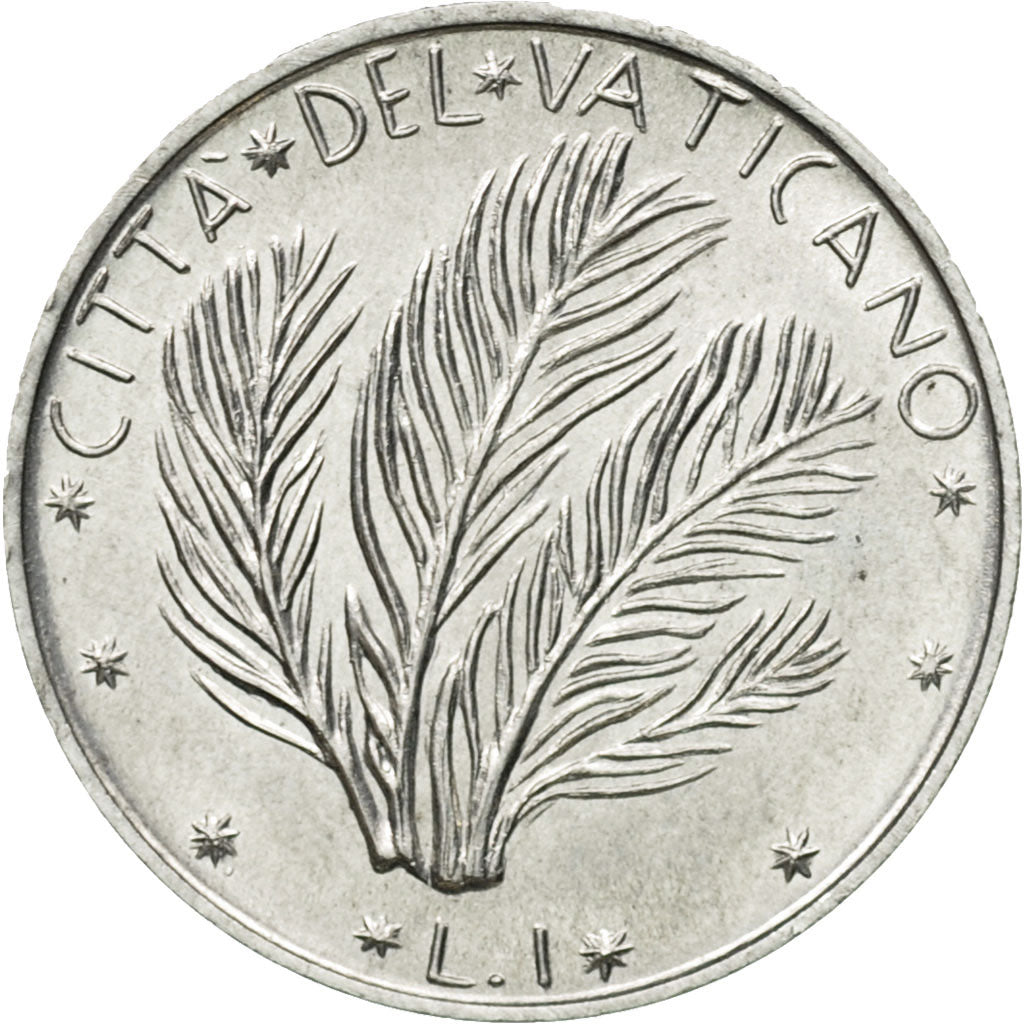 Coin, VATICAN CITY, Paul VI, Lira, 1970, Roma, MS(63), Aluminum, KM:116