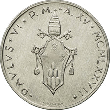 Coin, VATICAN CITY, Paul VI, 10 Lire, 1977, Roma, MS(63), Aluminum, KM:119