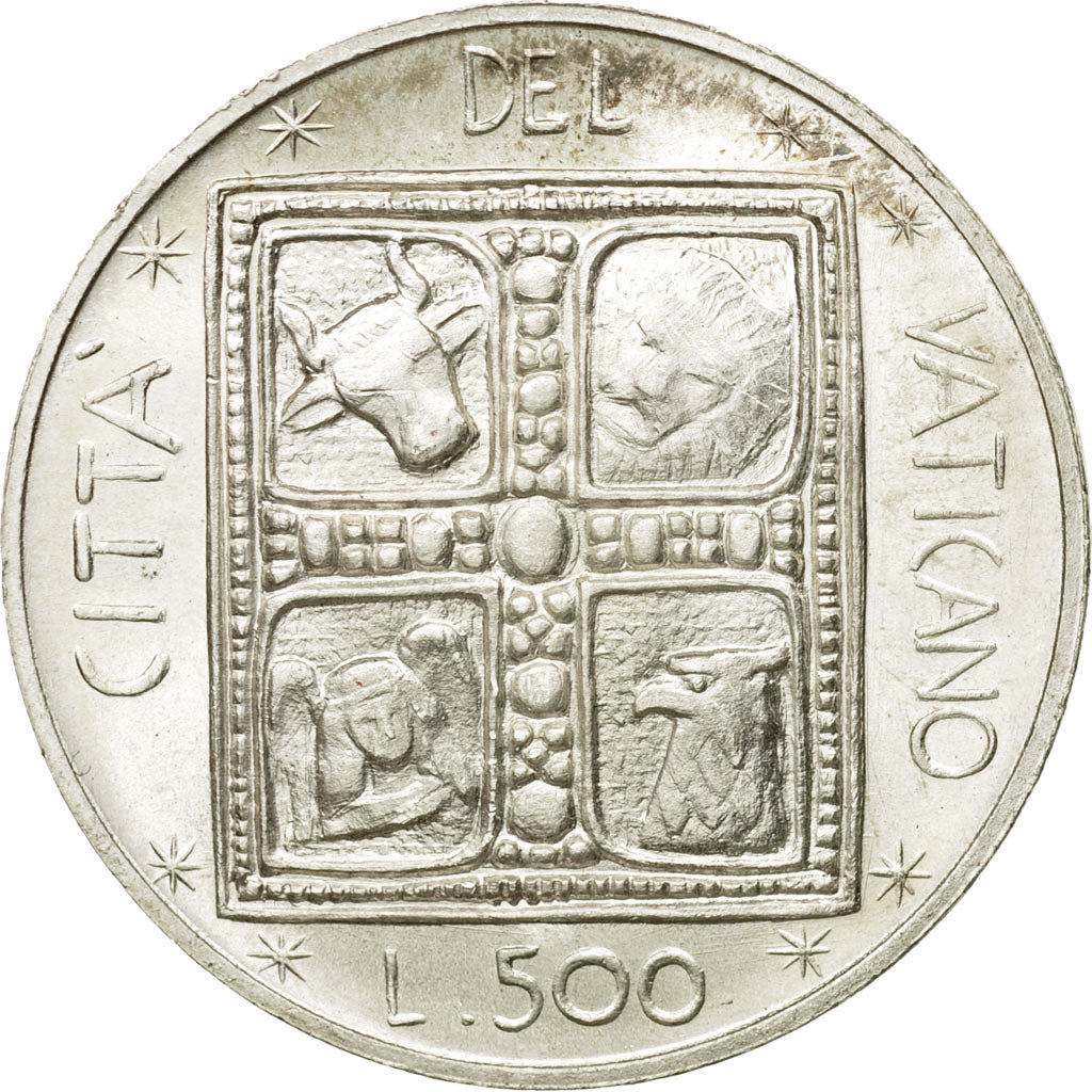 Monnaie, Cité du Vatican, Paul VI, 500 Lire, 1977, Roma, SPL, Argent, KM:132