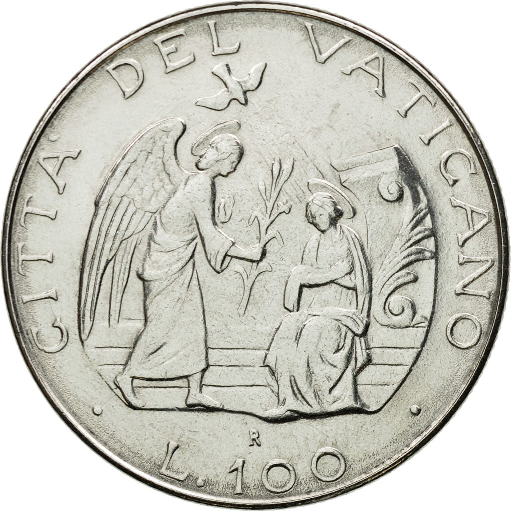 Moneta, CITTÀ DEL VATICANO, John Paul II, 100 Lire, 1987, Roma, SPL, Acciaio