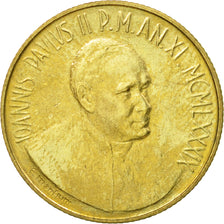 Coin, VATICAN CITY, John Paul II, 200 Lire, 1989, Roma, MS(60-62)