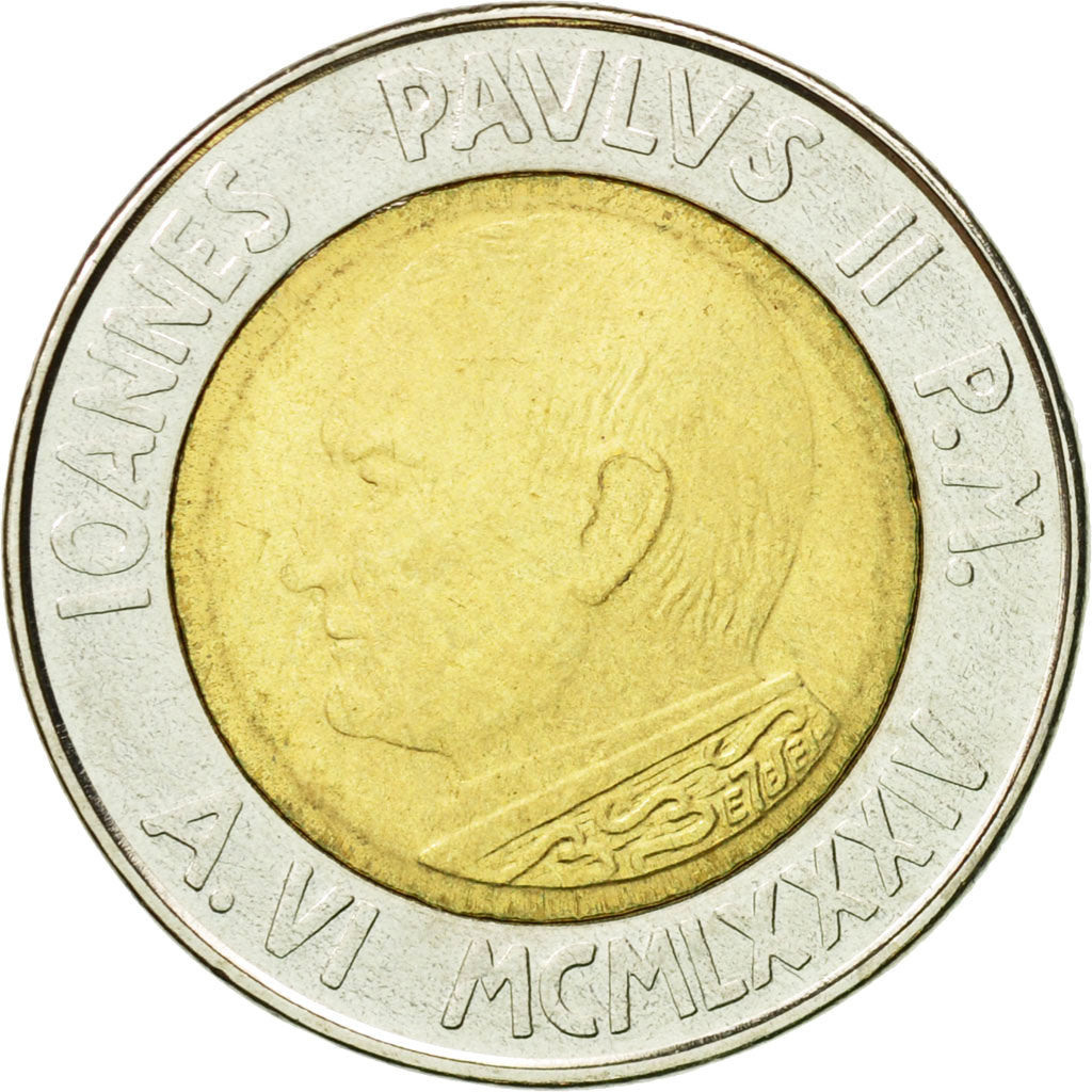 Monnaie, Cité du Vatican, John Paul II, 500 Lire, 1984, Roma, SPL, Bi-Metallic