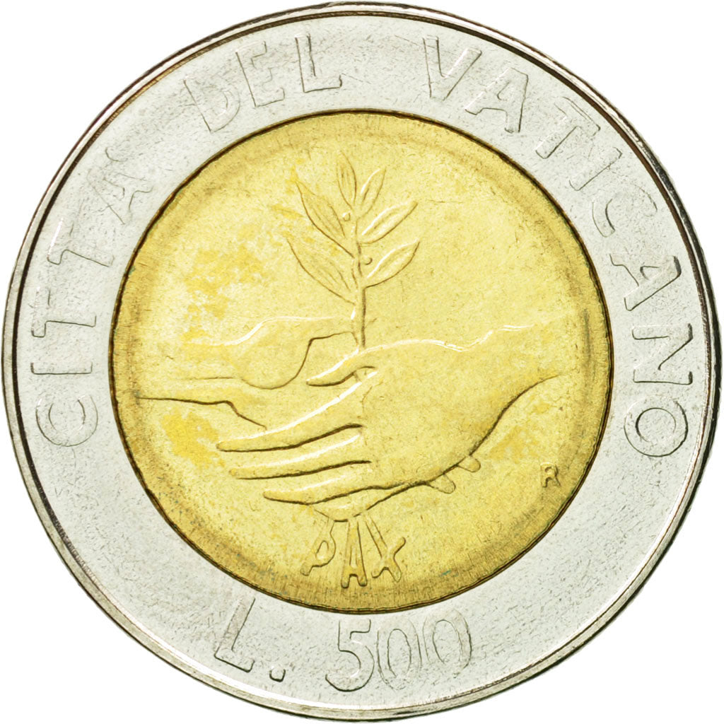 Monnaie, Cité du Vatican, John Paul II, 500 Lire, 1984, Roma, SPL, Bi-Metallic