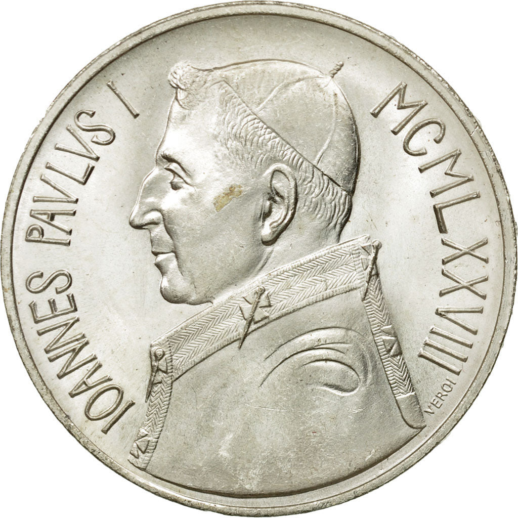 Coin, VATICAN CITY, John Paul I, 1000 Lire, 1978, Roma, MS(64), Silver, KM:142