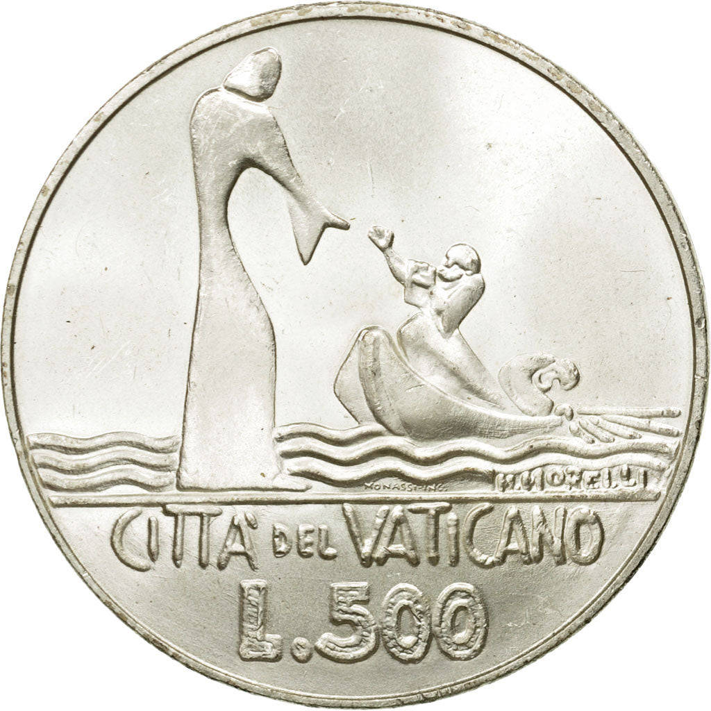 Coin, VATICAN CITY, Paul VI, 500 Lire, 1978, Roma, MS(63), Silver, KM:139