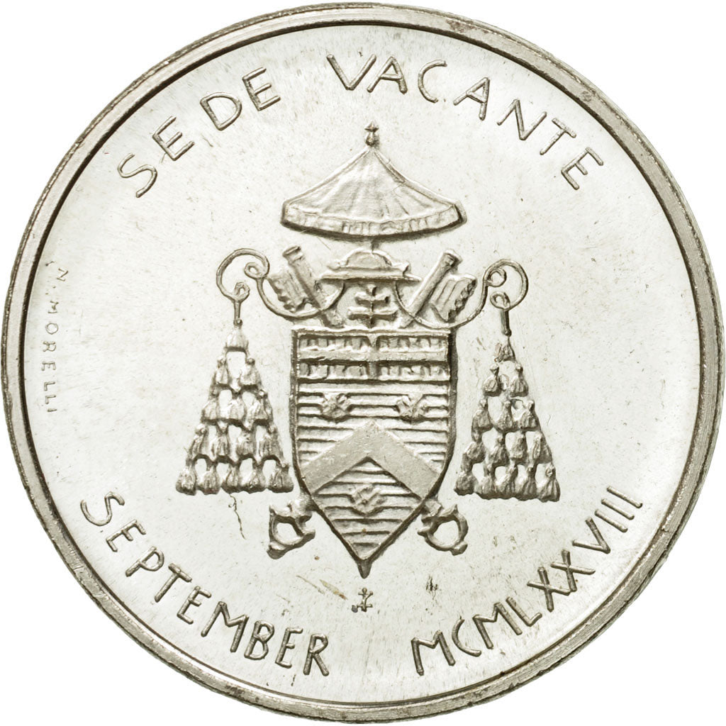 Coin, VATICAN CITY, Sede Vacante, 500 Lire, 1978, Roma, MS(63), Silver, KM:141