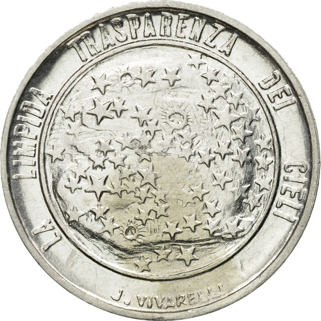 Coin, San Marino, 5 Lire, 1977, Rome, MS(63), Aluminum, KM:65