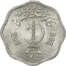 Moneta, Pakistan, 2 Paisa, 1974, SPL-, Alluminio, KM:34