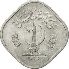 Coin, Pakistan, 5 Paisa, 1974, AU(55-58), Aluminum, KM:35