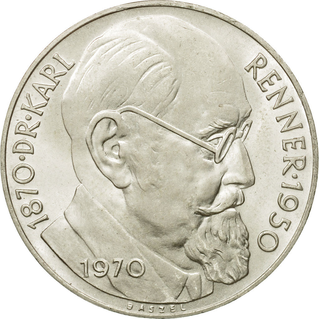 Monnaie, Autriche, 50 Schilling, 1970, SPL, Argent, KM:2909
