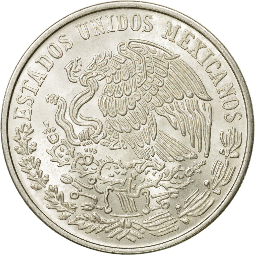Coin, Mexico, 100 Pesos, 1977, Mexico City, MS(60-62), Silver, KM:483.1