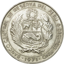 Coin, Peru, 50 Soles, 1971, Lima, AU(55-58), Silver, KM:256