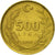 Monnaie, Turquie, 500 Lira, 1990, TTB, Aluminum-Bronze, KM:989