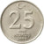 Monnaie, Turquie, 25 New Kurus, 2005, Istanbul, TTB+, Copper-Nickel-Zinc