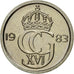 Coin, Sweden, Carl XVI Gustaf, 10 Öre, 1983, MS(65-70), Copper-nickel, KM:850