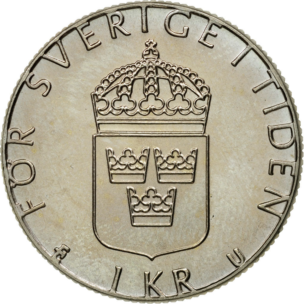 Coin, Sweden, Carl XVI Gustaf, Krona, 1983, MS(65-70), Copper-nickel, KM:852a