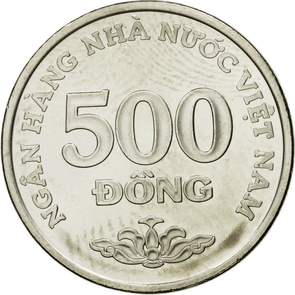Moneta, Vietnam, SOCIALIST REPUBLIC, 500 Dông, 2003, Vantaa, SPL, Acciaio