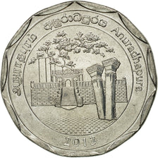 Moneta, Sri Lanka, 10 Rupees, Anuradhapura, 2013, FDC, Acciaio inossidabile