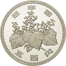 Münze, Japan, Akihito, 500 Yen, 1991, STGL, Copper-nickel, KM:99.2