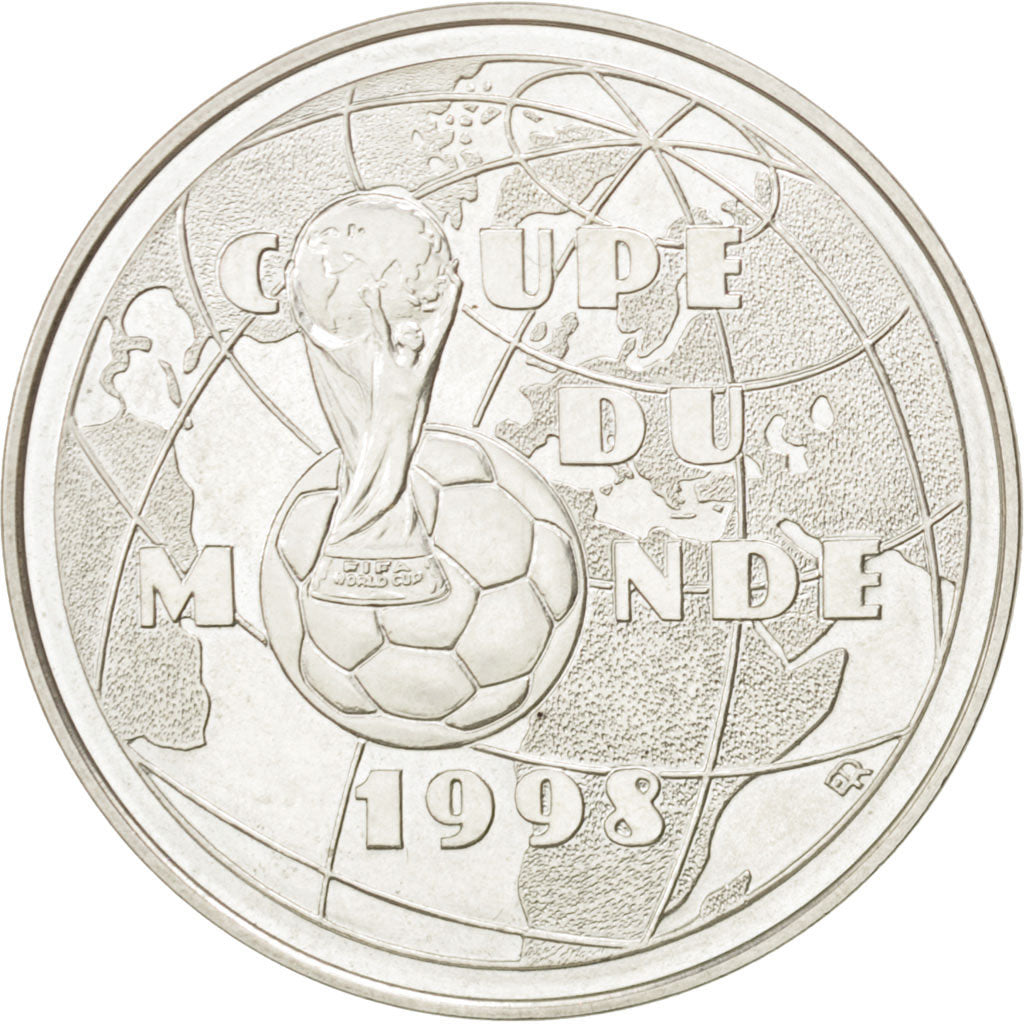 FRANCE, Franc, 1998, KM #1211, MS(60-62), Silver, 12.08