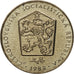 Coin, Czechoslovakia, 2 Koruny, 1988, MS(63), Copper-nickel, KM:75