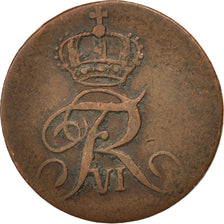 NORWAY, 2 Skilling, 1810, KM #280.1, EF(40-45), Copper, 8.97