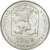 Coin, Czechoslovakia, 10 Haleru, 1989, MS(63), Aluminum, KM:80